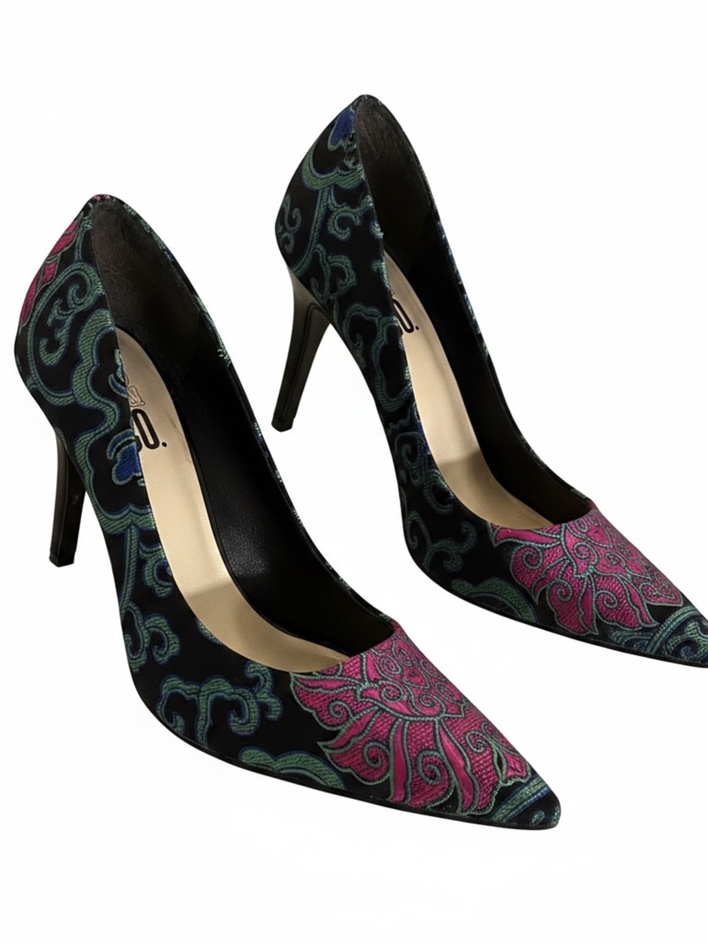 Brocade Heels